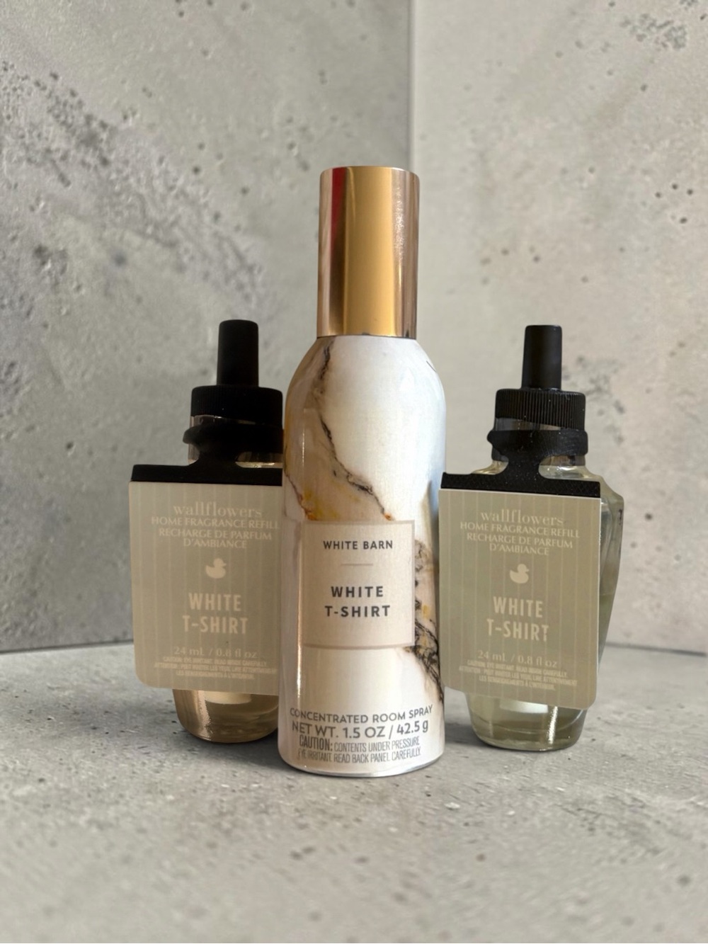 Bath & Body Works White T-Shirt Spray & Wallflower Refills - 5 Piece Set NWT - Picture 8 of 8